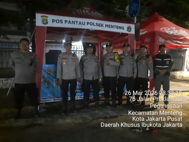 
					Tiga Pilar Menteng Siaga di TL Tambak Proklamasi, Cegah Tawuran Pasca Lebaran