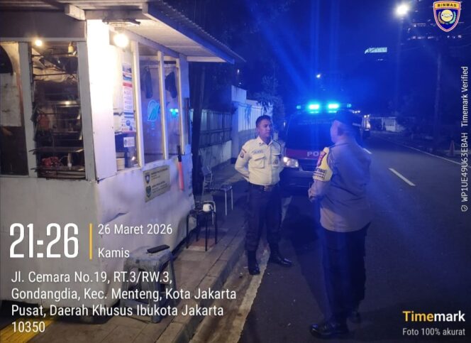 
					Sambang Wilayah Bhabinkamtibmas Gondangdia, Perkuat Keamanan dan Antisipasi Rumah Kosong