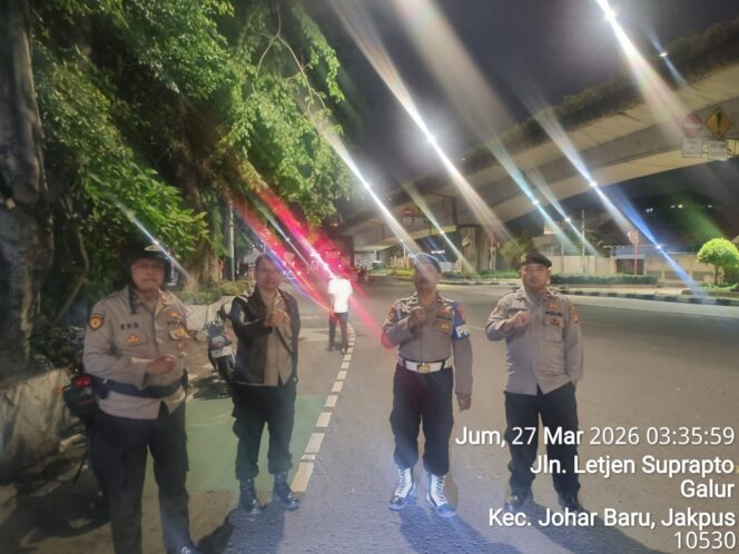 
					Libur Idul Fitri, Polsek Johar Baru Intensifkan Patroli Cipta Kondisi Antisipasi Guantibmas