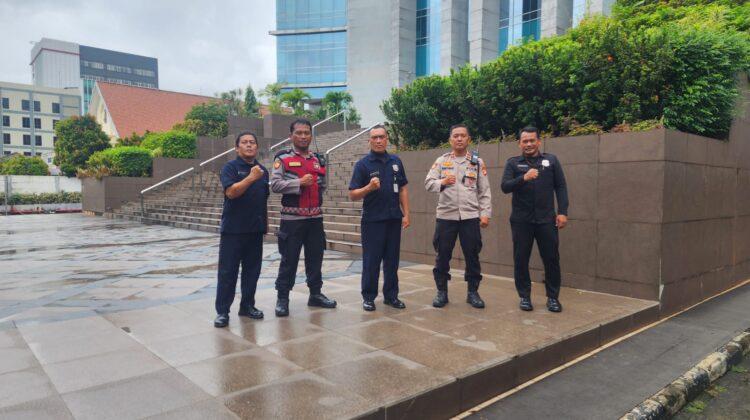 Patroli Samapta Polsek Senen, Situasi di Kantor Komisi Yudisial Terpantau Aman