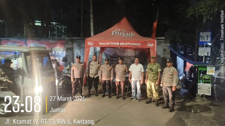 Tiga Pilar Menteng Intensifkan Patroli Perbatasan Kwitang–Kalipasir Cegah Guankamtibmas