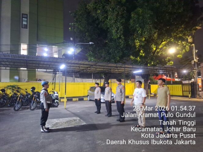 
					Polsek Johar Baru Gelar Apel Patroli Cipta Kondisi, Antisipasi Tawuran Saat Libur Sekolah