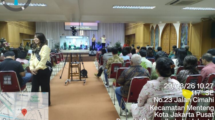 Polsek Metro Menteng Amankan Ibadah Minggu Palma di Gereja Bethel Basilea, Jamin Kekhusyukan Jemaat