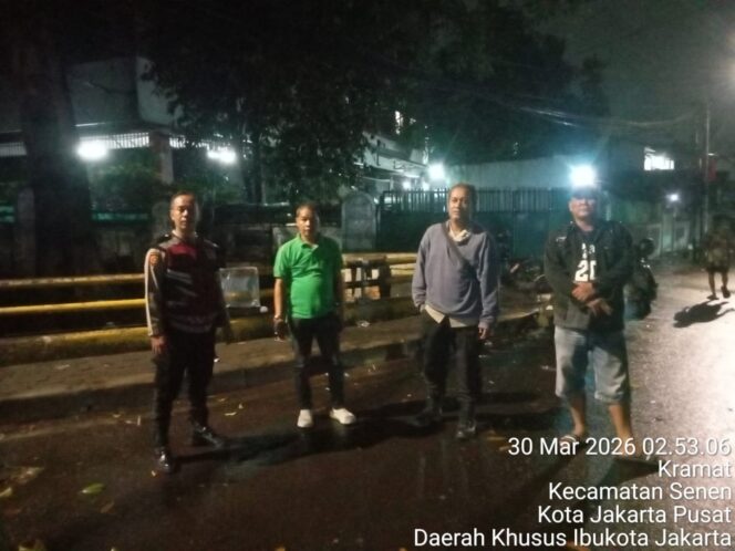
					Polisi Gelar Patroli Dini Hari di Senen, Antisipasi Tawuran Warga
