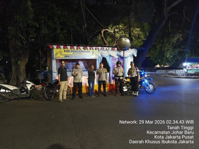 
					Patroli Cipta Kondisi, Polisi Jaga Stabilitas Kamtibmas di Johar Baru