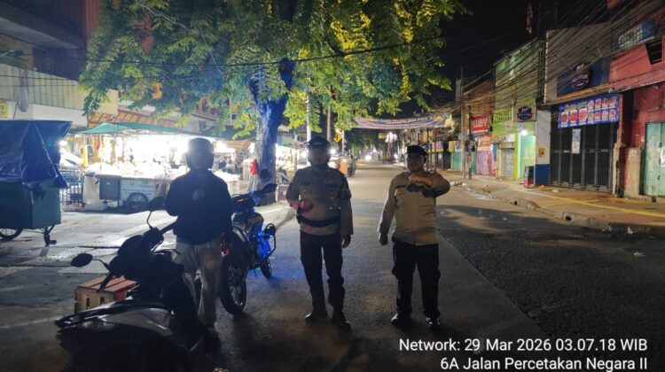 Antisipasi Kerawanan Pagi Hari, Unit Samapta dan Reskrim Intensifkan Patroli di Johar Baru