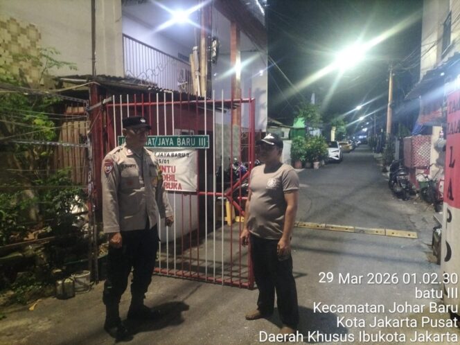 
					Sambang Poskamling, Polisi Perkuat Sinergi Jaga Kamtibmas di Johar Baru