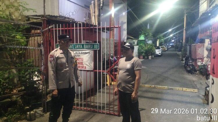 Sambang Poskamling, Polisi Perkuat Sinergi Jaga Kamtibmas di Johar Baru