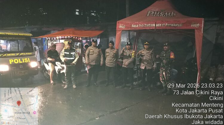 Siaga di Batas Kota, Aparat dan Warga Bersatu Cegah Tawuran di Kwitang–Kalipasir