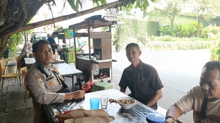 Patroli Siang Bhabinkamtibmas Gunung Sahari Utara, Antisipasi Gangguan Kamtibmas Pasca Lebaran