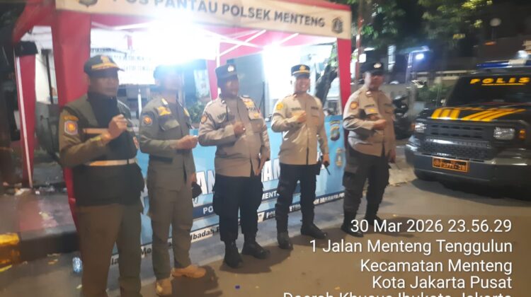 Antisipasi Konflik, Patroli Cipkon Menteng Fokus Jaga Perbatasan Menteng Tenggulun
