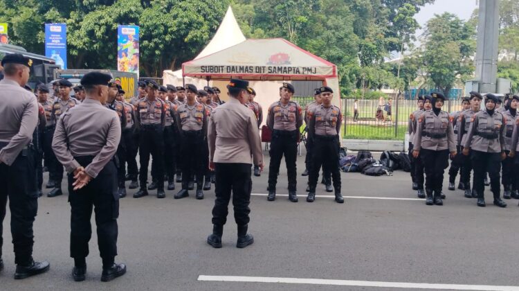 Apel Pasukan Dipimpin Kapolsek Kemayoran, Polri Pastikan Pengamanan Optimal FIFA Series 2026