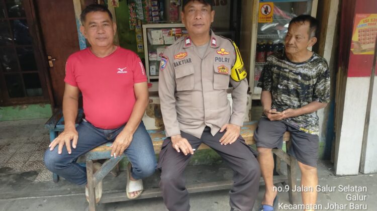 Polisi Perkuat Cooling System, Sambangi Tokoh Masyarakat di Johar Baru