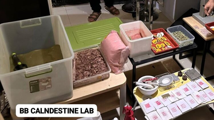 POLDA METRO JAYA BERHASIL MENGUNGKAP CLANDESTINE LAB NARKOTIKA JENIS EKSTASI DAN HAPPY WATER