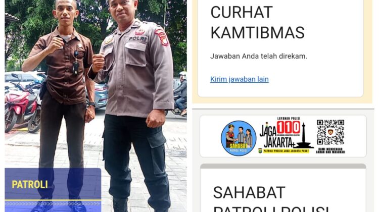 Unit Samapta Lakukan Patroli DinKomplek Pertokoan” Antisipasi Curanmor dan Sosialisasikan Layanan 110