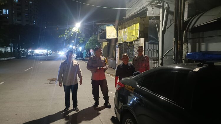 Patroli Tengah Malam di Perbatasan , Polisi Cegah Tawuran dan Balap Liar