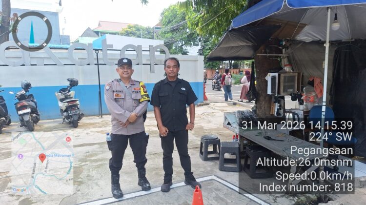 Bhabinkamtibmas Sambangi Kafe Tanatab, Perkuat Kewaspadaan Curanmor di Menteng