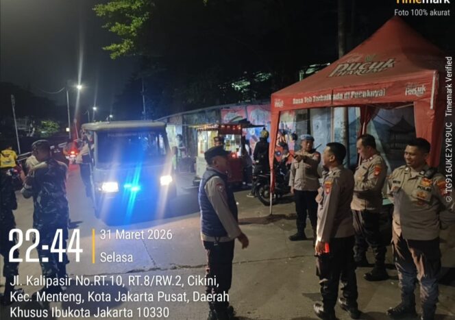 
					Sinergi Tiga Pilar Menteng Jaga Perbatasan Kwitang–Kalipasir, Tekan Kerawanan Malam Hari
