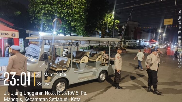 Perbatasan Menteng–Tenggulun Dijaga Ketat, Patroli Tiga Pilar Tekan Potensi Tawuran