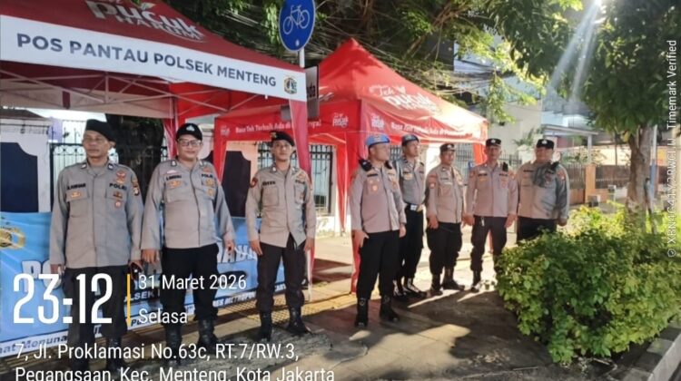 TL Tambak Proklamasi Dalam Pengawasan Ketat, Tiga Pilar Menteng Cegah Potensi Guankamtibmas