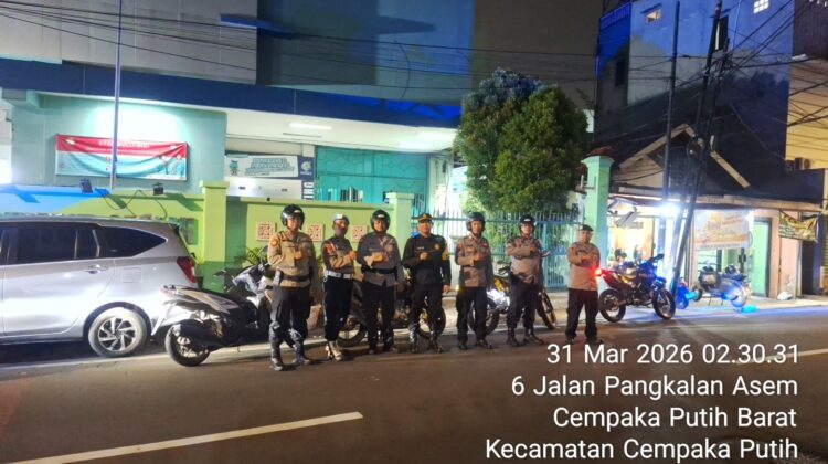 Patroli Cipta Kondisi Dini Hari, Polsek Johar Baru Antisipasi Gangguan Kamtibmas