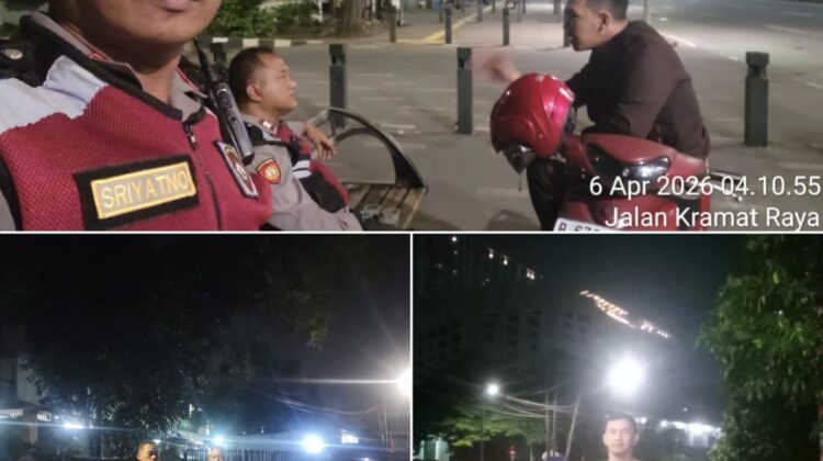 Polsek Senen Tingkatkan Ploting Personel Jelang Pagi, Antisipasi Tawuran dan Kejahatan Jalanan