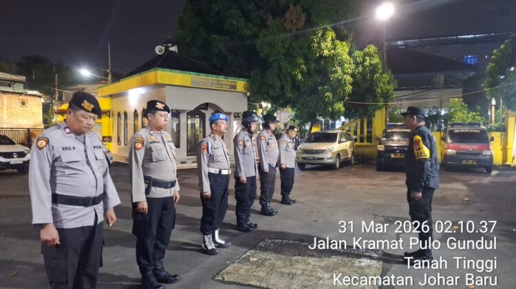 Apel Dini Hari, Polsek Johar Baru Siagakan Patroli Cipta Kondisi Antisipasi Tawuran