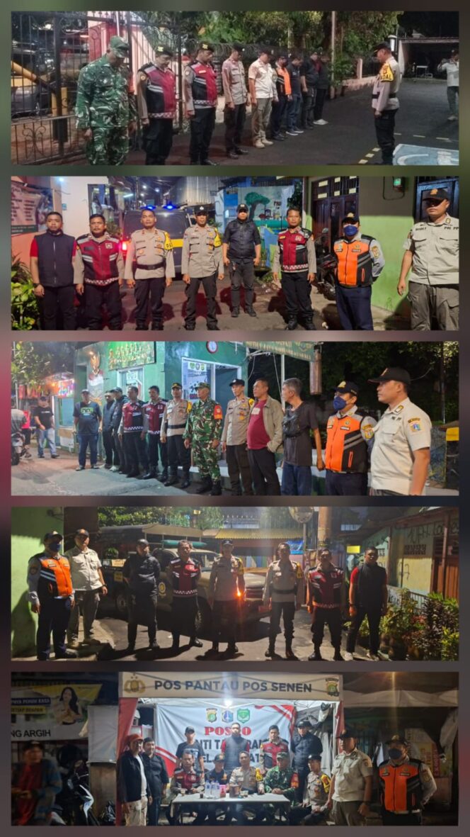 
					Apel Ops Cipkon dan Patroli Gabungan Tiga Pilar Digelar di Senen, 14 Personel Dikerahkan