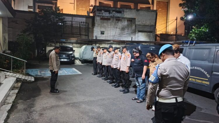 Polsek Metro Tanah Abang Gelar Patroli Cipta Kondisi, Antisipasi Tawuran dan Gangguan Kamtibmas