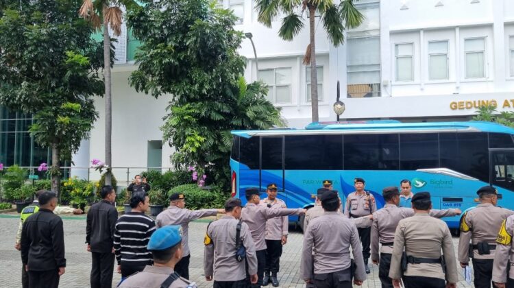 Usai Aksi Unras, Polsek Johar Baru Gelar Apel Konsolidasi, Pengamanan Berjalan Aman dan Humanis