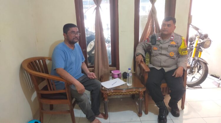 Warga Mengamuk di Rumah, Bhabinkamtibmas Kramat Koordinasi dengan Dinsos untuk Penanganan