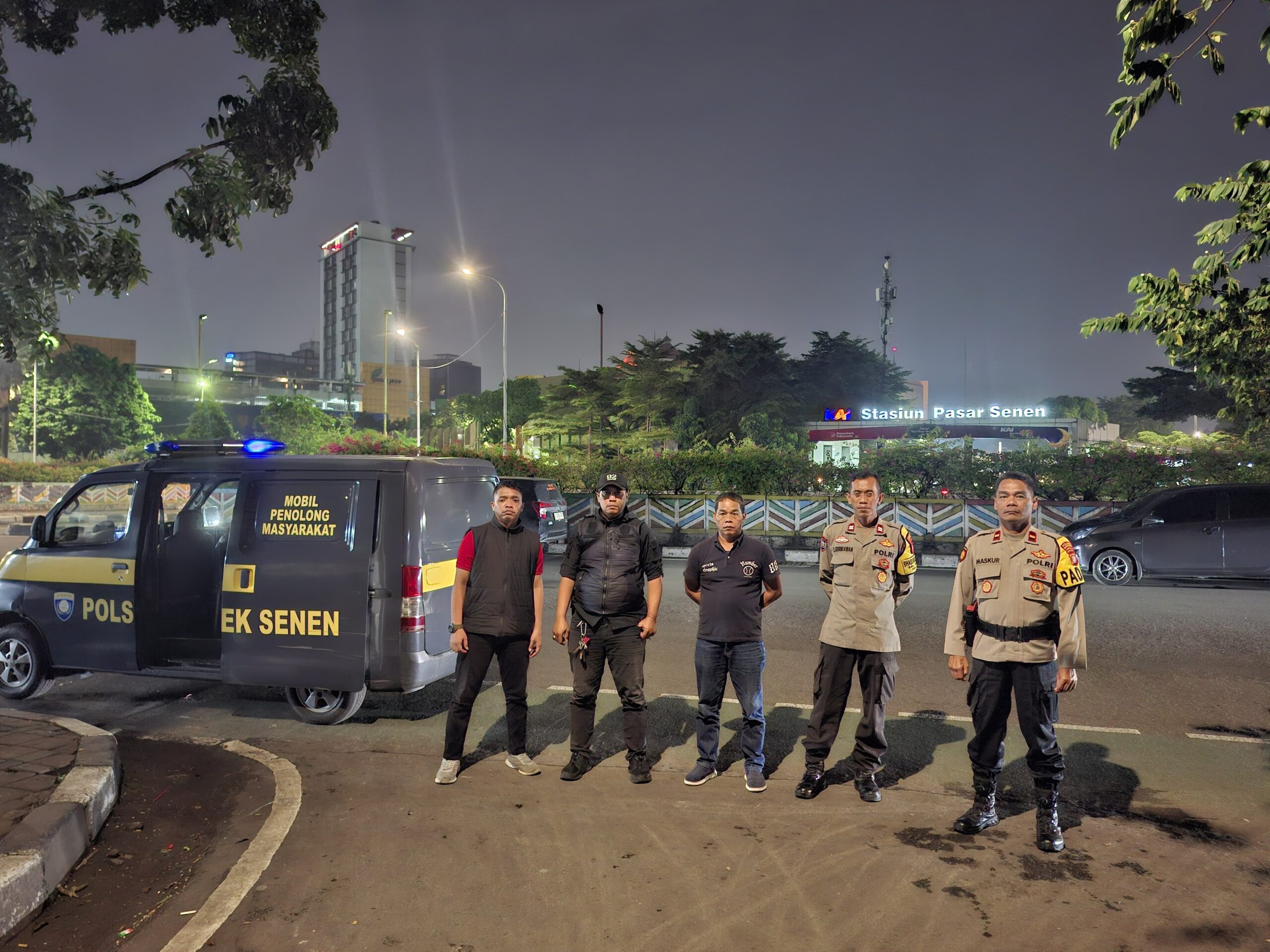 Polsek Senen Intensifkan Patroli Malam, Antisipasi Tawuran hingga Kejahatan Jalanan