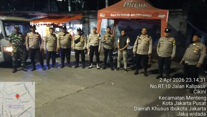 
					Patroli Tiga Pilar Perketat Perbatasan Kwitang–Kalipasir, Menteng Tetap Aman