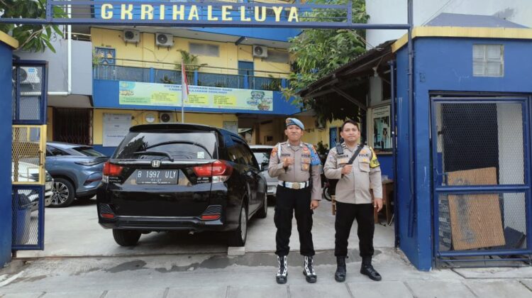Provos Polsek Sawah Besar” Cek Personil Di Lapangan Dalam Pengamanan Paskah di Gereja Haleluya