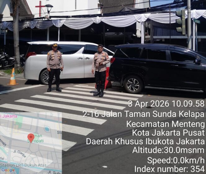 
					Kapolsek Metro Menteng Pimpin Langsung Pengamanan Misa Jumat Agung di GPIB Paulus Berjalan Khidmat