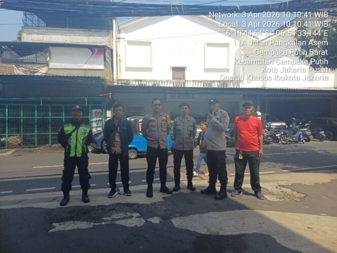 
					Padal Laksanakan Pengecekan Pengamanan Ibadah Wafatnya Isa Al-Masih dan Paskah di Wilayah Johar Baru