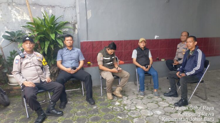 Aparat Gabungan Siaga, Pastikan Ibadah Jumat Agung di Gereja (GNKP) Gereja Niha Keriso Protestan Indonesia Aman