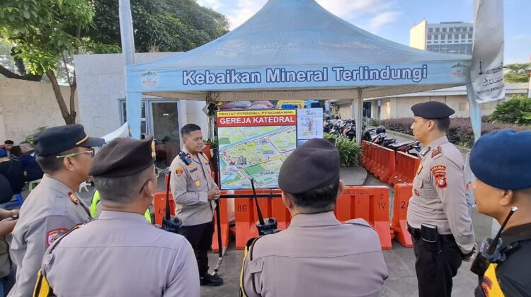 Apel Pengamanan Paskah Jumat Agung di Katedral Jakarta, 100 Personel Disiagakan