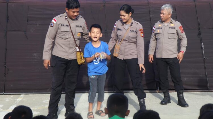 Lewat Belajar dan Bermain, Satgas Damai Cartenz Hadirkan Senyum Ceria Anak-anak Papua di Momen Paskah