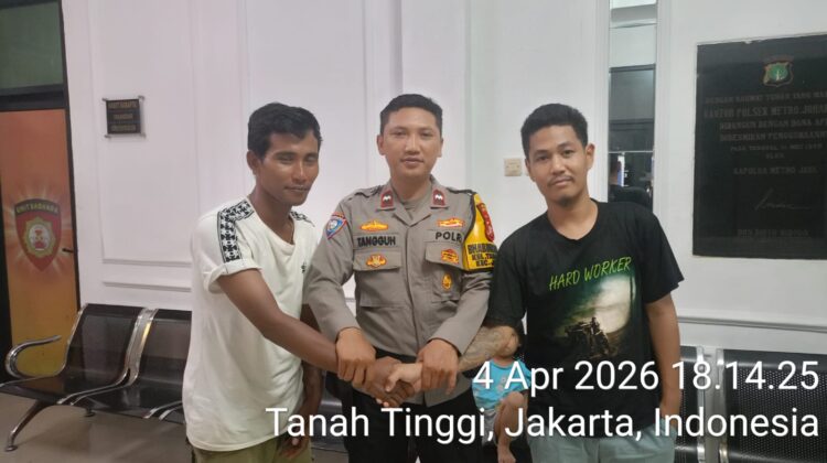 Gerak Cepat Bhabinkamtibmas Polsek Johar Baru Bersama Ka-SPKT dan Piket Reskrim Selesaikan Masalah Warga