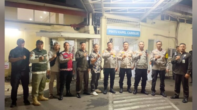 Pengamanan Ibadah Paskah di Kapel Carolus Senen Berlangsung Aman dan Kondusif