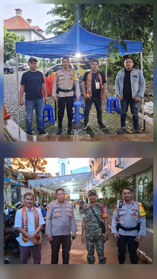 
					Pengamanan Ibadah Paskah di Gereja Hati Kudus Berlangsung Aman, 900 Jemaat Hadiri Misa Vigili