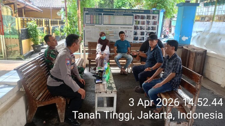 Kolaborasi Bhabinkamtibmas, Babinsa dan Ketua RW Selesaikan Permasalahan Warga Secara Kekeluargaan