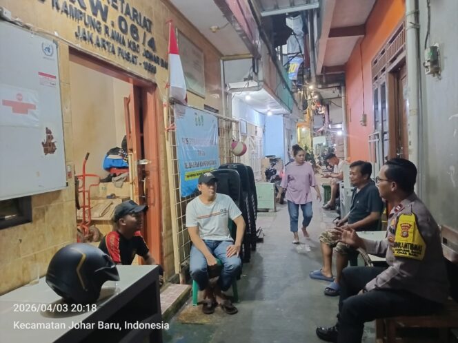 
					Malam Sabtu Humanis, Polisi Sambangi RW 06 Kampung Rawa Perkuat Cooling System dan Cegah Konflik Remaja