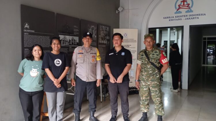 Pengamanan Ibadah Paskah di GKI Kwitang Berlangsung Aman dan Kondusif