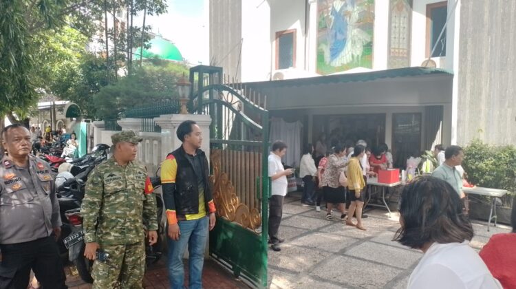 Polsek Metro Tanah Abang Amankan Kegiatan Ibadah Paskah Di GPDI Gelora