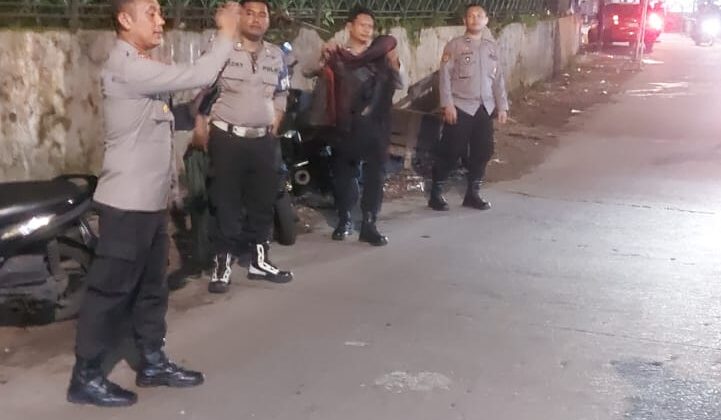 Cipta Kondisi Kamtibmas, Polsek Metro Tanah Abang Lakukan Patroli Rutin Malam Hari