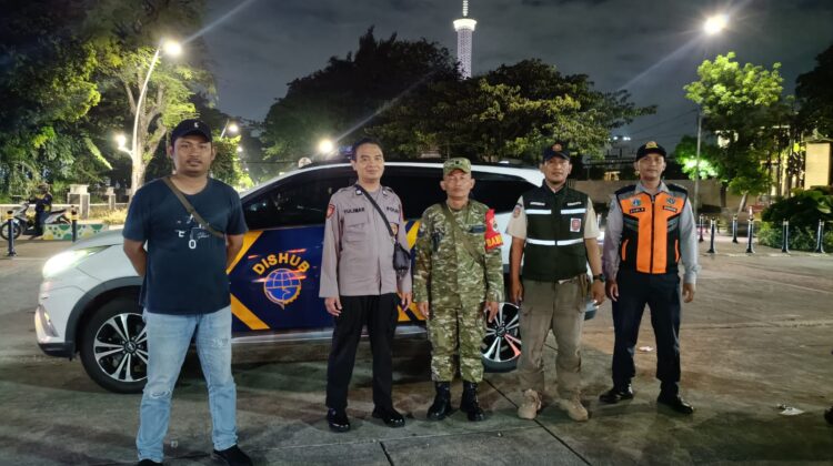 Patroli Gabungan Tiga Pilar Perkuat Keamanan Sawah Besar