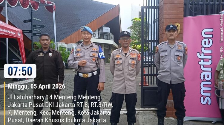 Polisi Siaga, Perayaan Paskah di Ignatius Loyola Menteng Berlangsung Tertib dan Kondusif