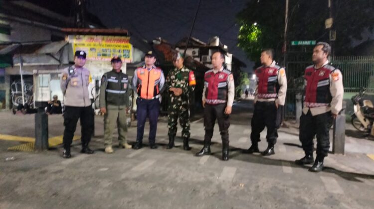 Apel Cipkon dan Patroli Gabungan Tiga Pilar Digelar di Senen, 12 Personel Diterjunkan
